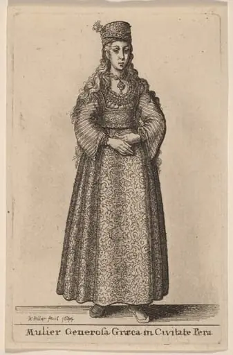 Mulier Generosa Graeca in Civitate Pera