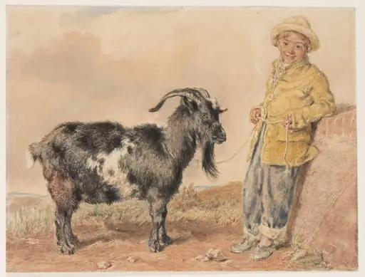Boy and Goat