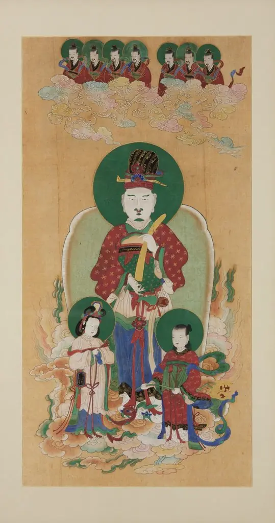 Daoist Official of Heaven with Seven Stars and Jade Maidens