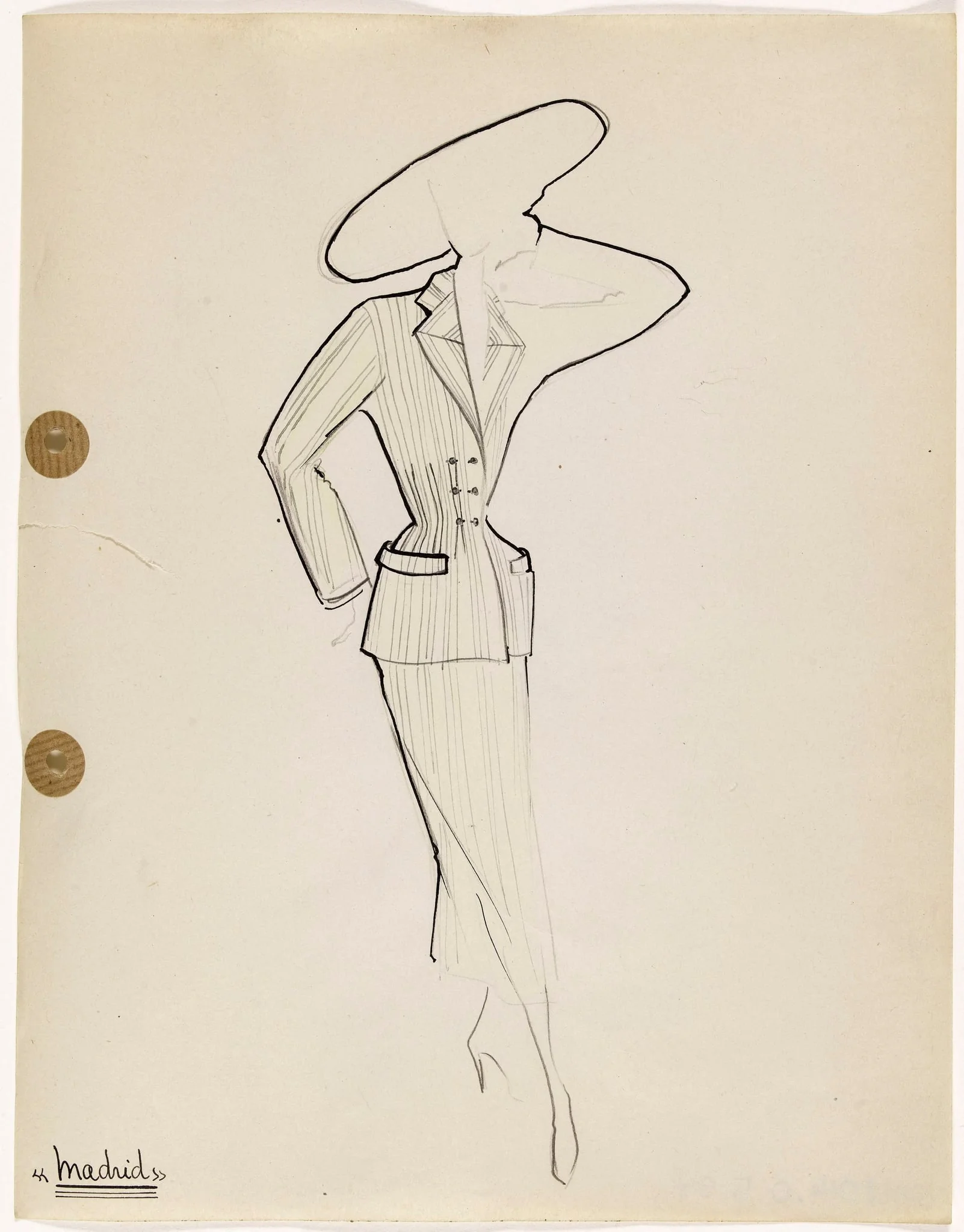 'Madrid', by Carven, 1949