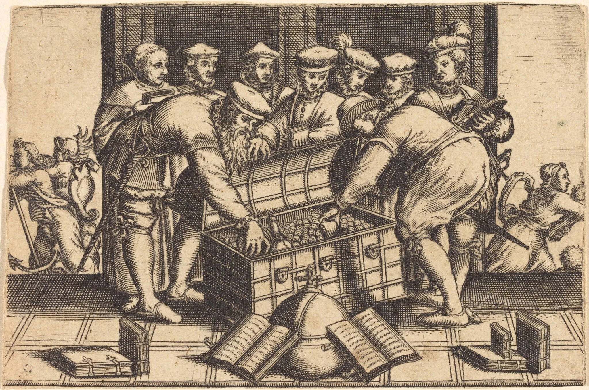 Exempel und Lehr Jetziger Welt Lauf, by Andreas Bretschneider III, ink, 1622