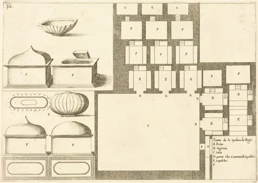 Plan of the Spelunche Regee