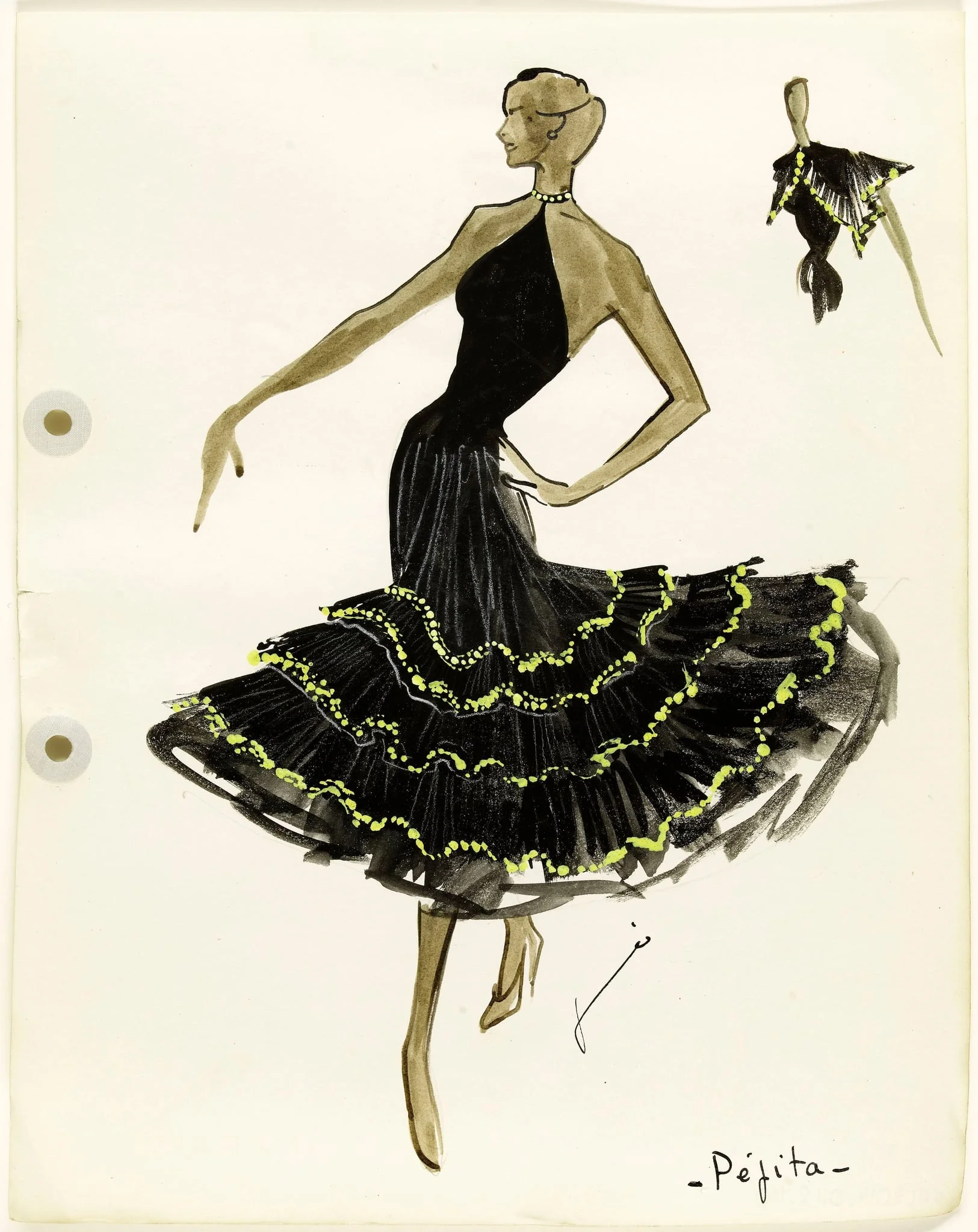 'Pepita', by Marie-Louise Carven, 1951
