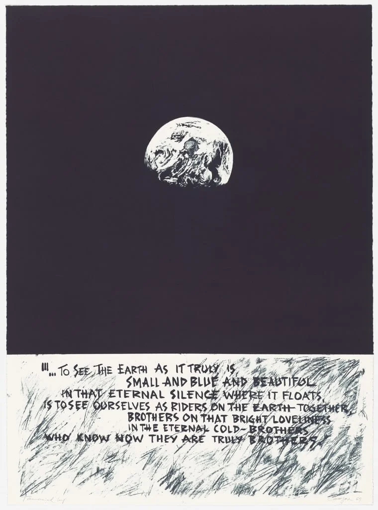 Untitled, by Rafael Canogar, ink, 1969