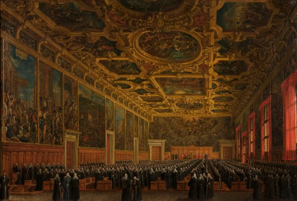 Doge Morosini Receives the Command Staff