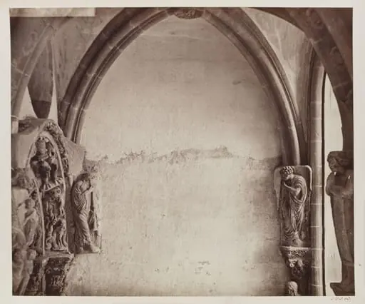 Cathedral, Santiago, Spain, Portico de la Gloria, Sculpture on the South wall