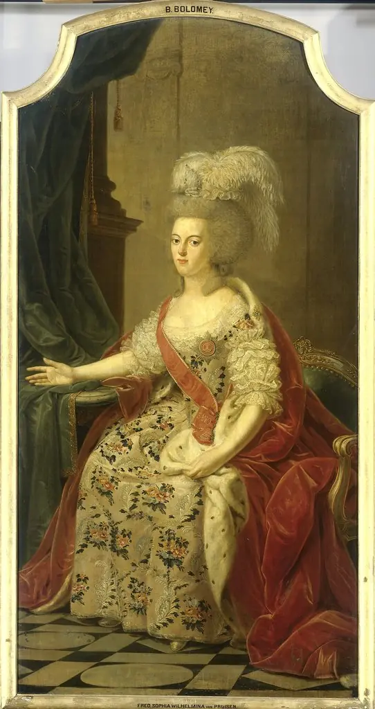 Frederika Sophia Wilhelmina of Prussia (1751-1820), Wife of Prince Willem V