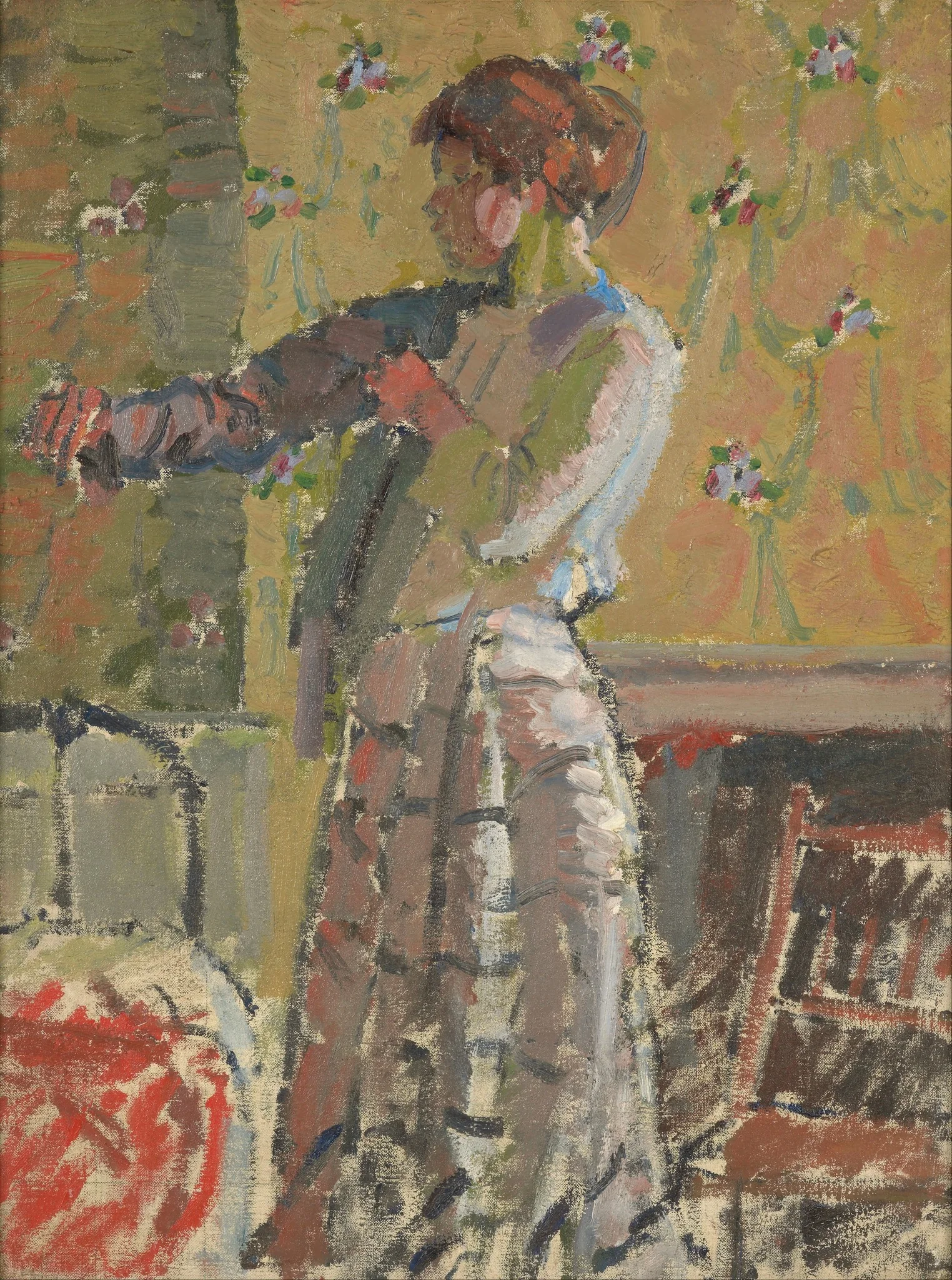 Girl dressing