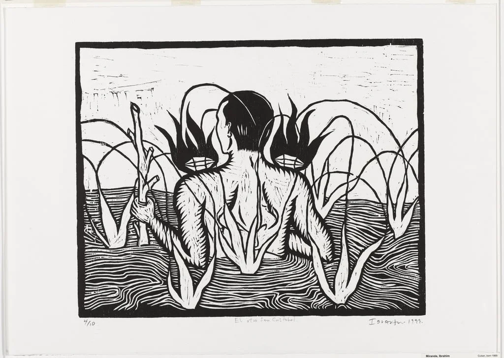 Untitled, by Ibrahim Miranda, ink, 1999