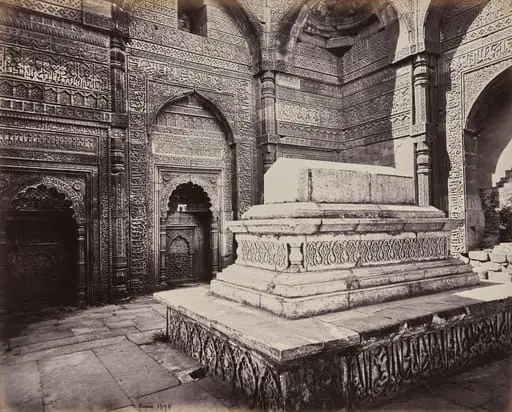 Delhi. Tomb of the Emperor Shums ooo deen Allomsh, Builder of the Kootub Minar in the Ruins of Old Delhi