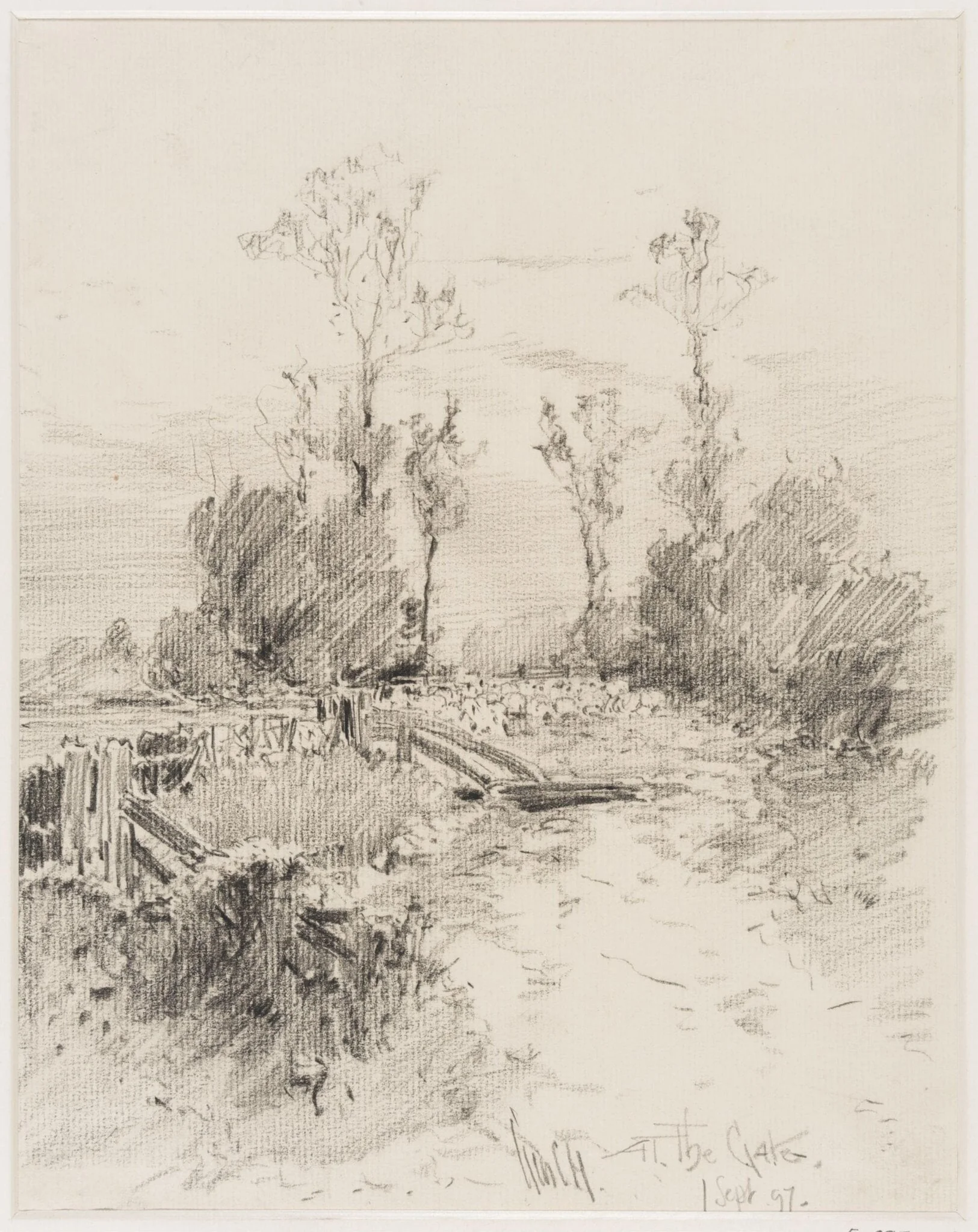 At the Gate, Kessingland., by Haite, 1