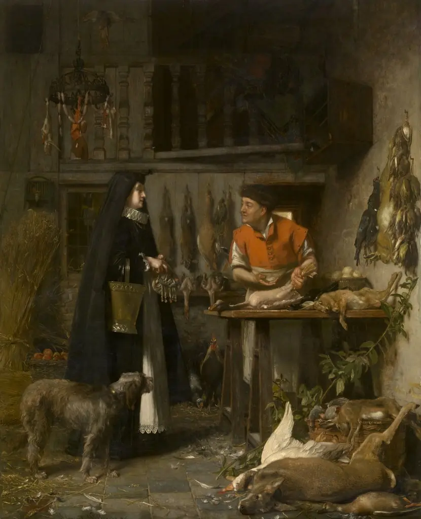 Market Scene in the 17th Century
