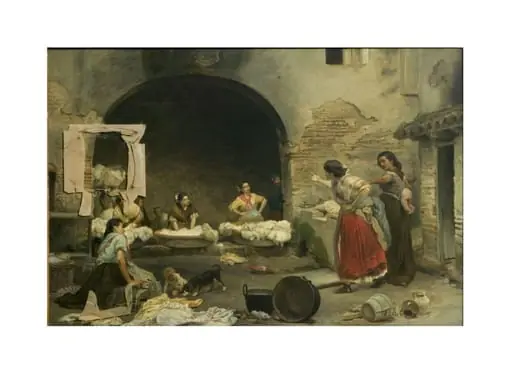 Washerwomen Disputing