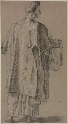 Ecclesiastic Seen from Behind