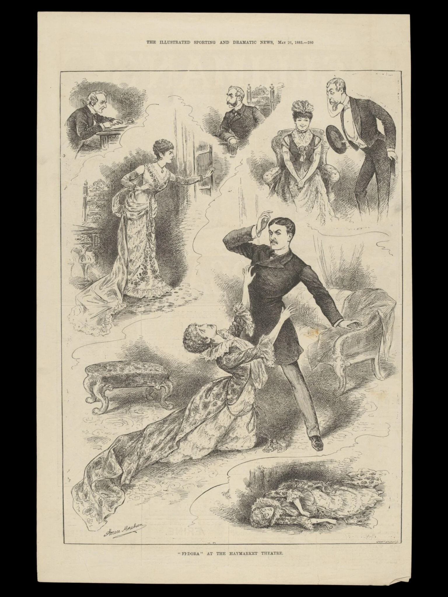 H Beard Print Collection, by The Illustrated Sporting and Dramatic News, 26