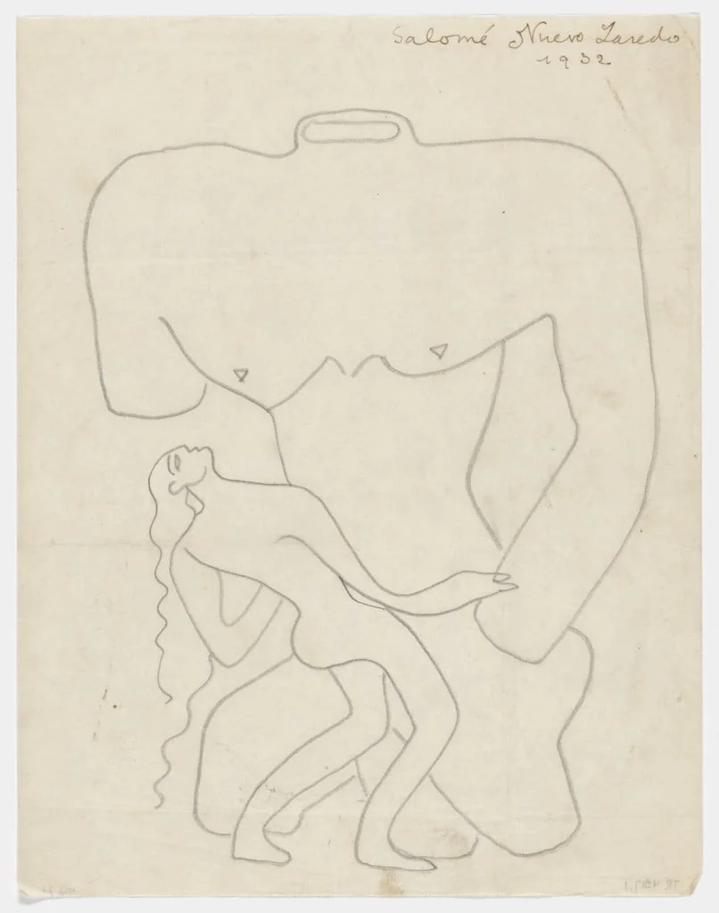 Untitled, by Sergei Eisenstein, graphite, 1932