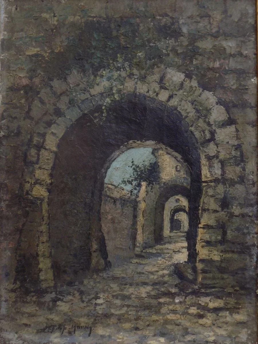 Poarta veche, by Filip Marin, 1949