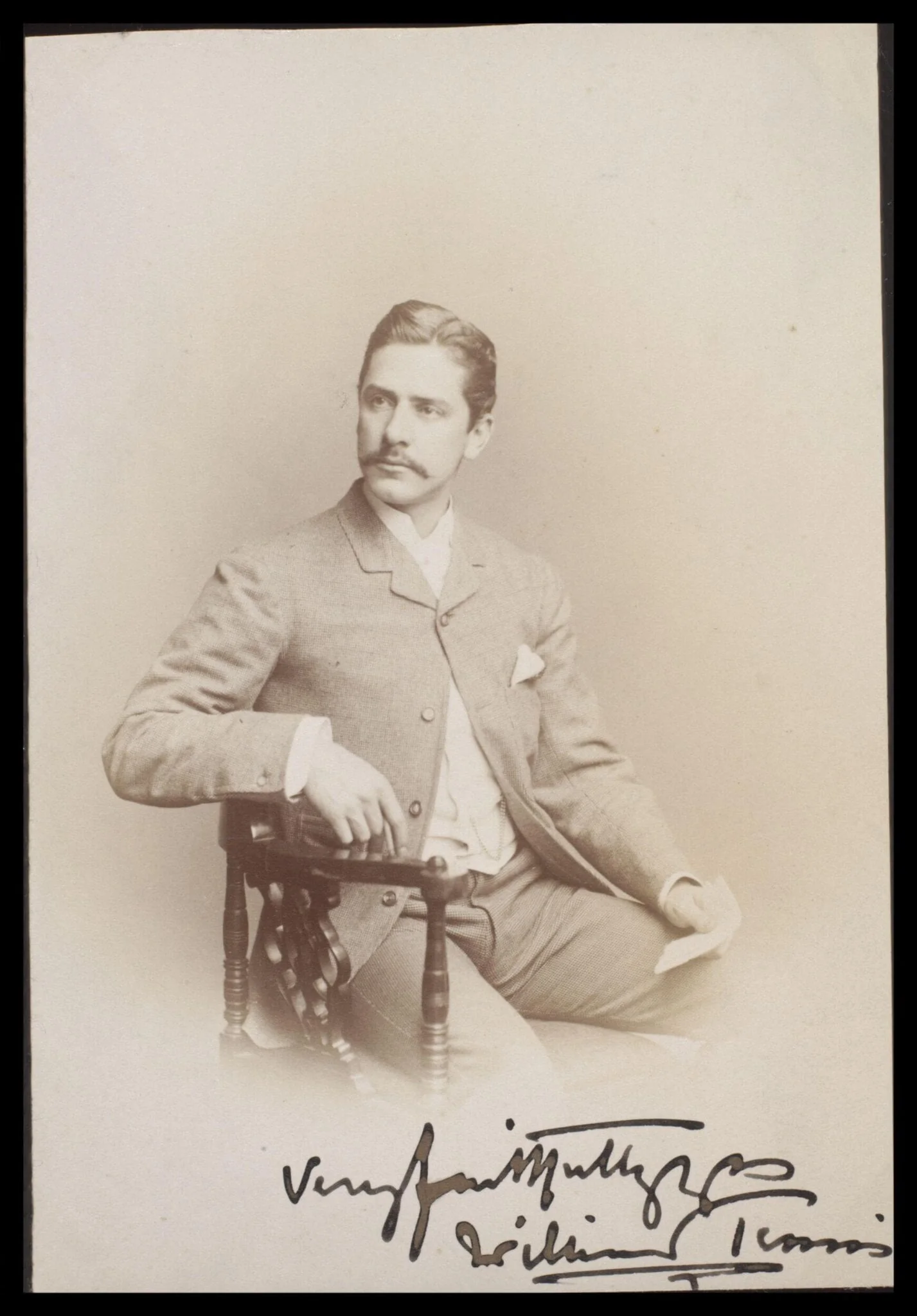 Guy Little Theatrical Photograph, by Window & Grove, photographic, 1886