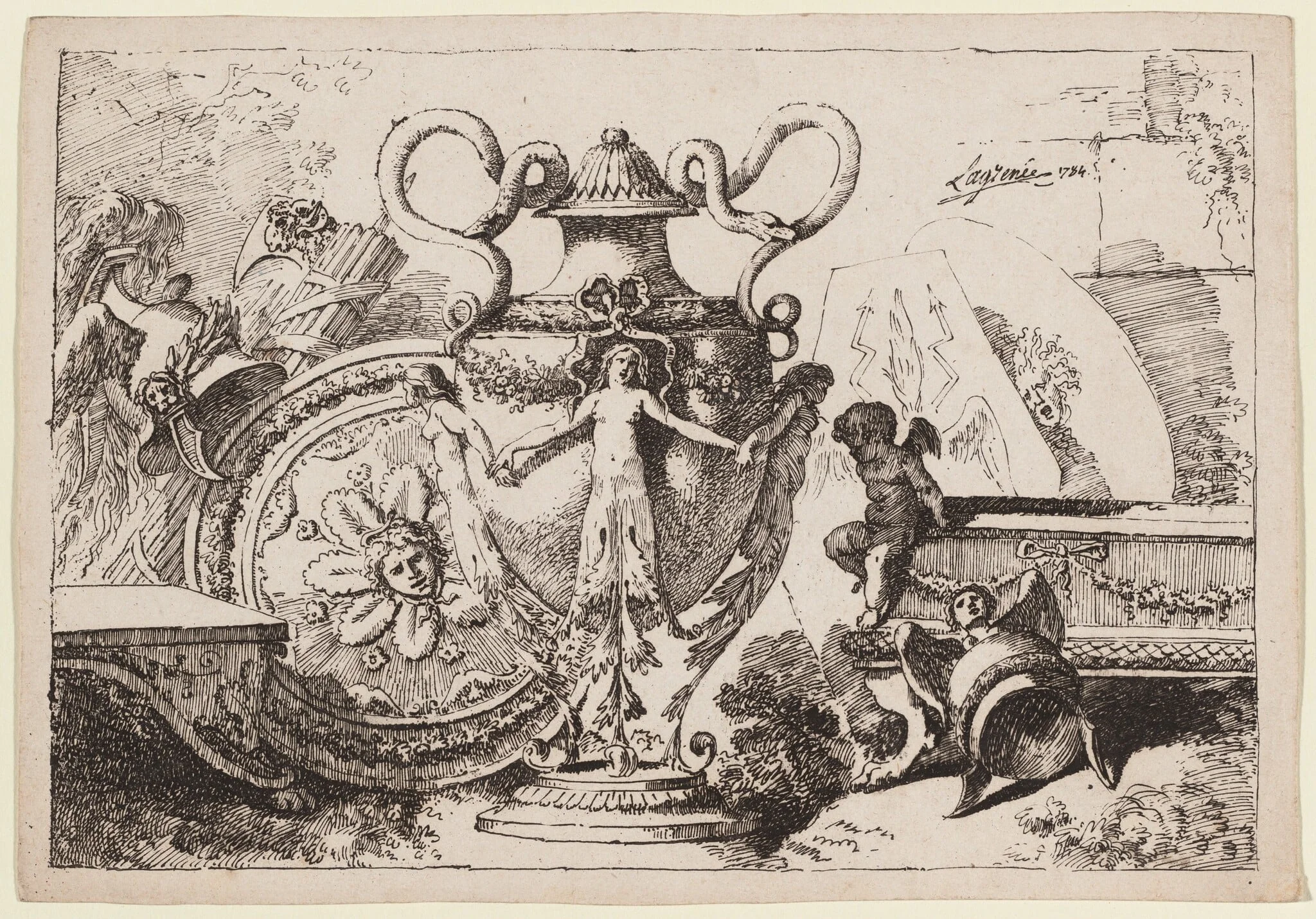 Composition with Antiquities