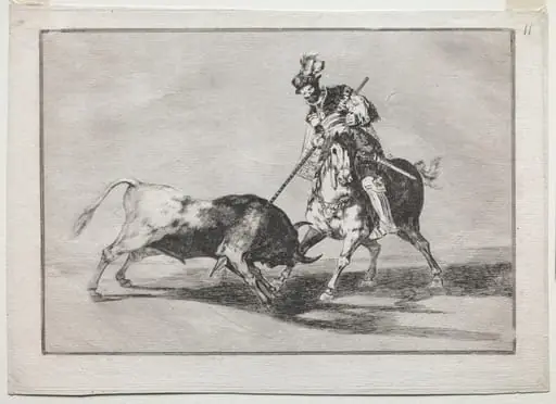 The Cid Campeador Spearing Another Bull