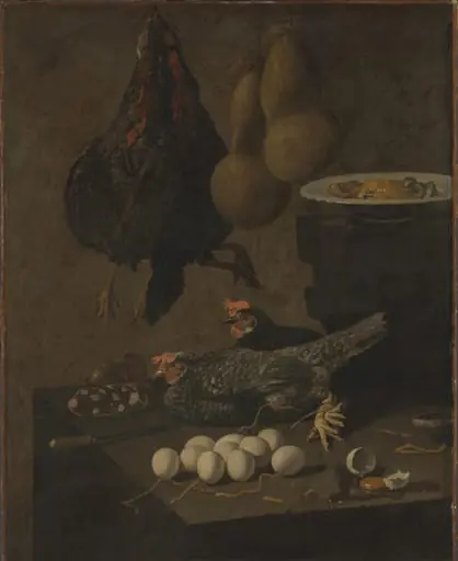 Still Life with Chickens and Eggs