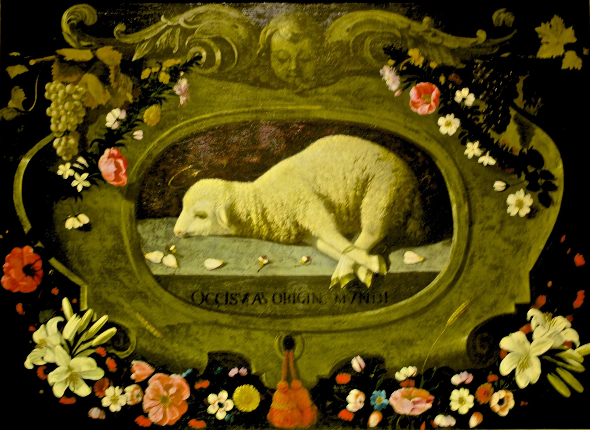 Agnus Dei, by Josefa de Óbidos, oil, 1670