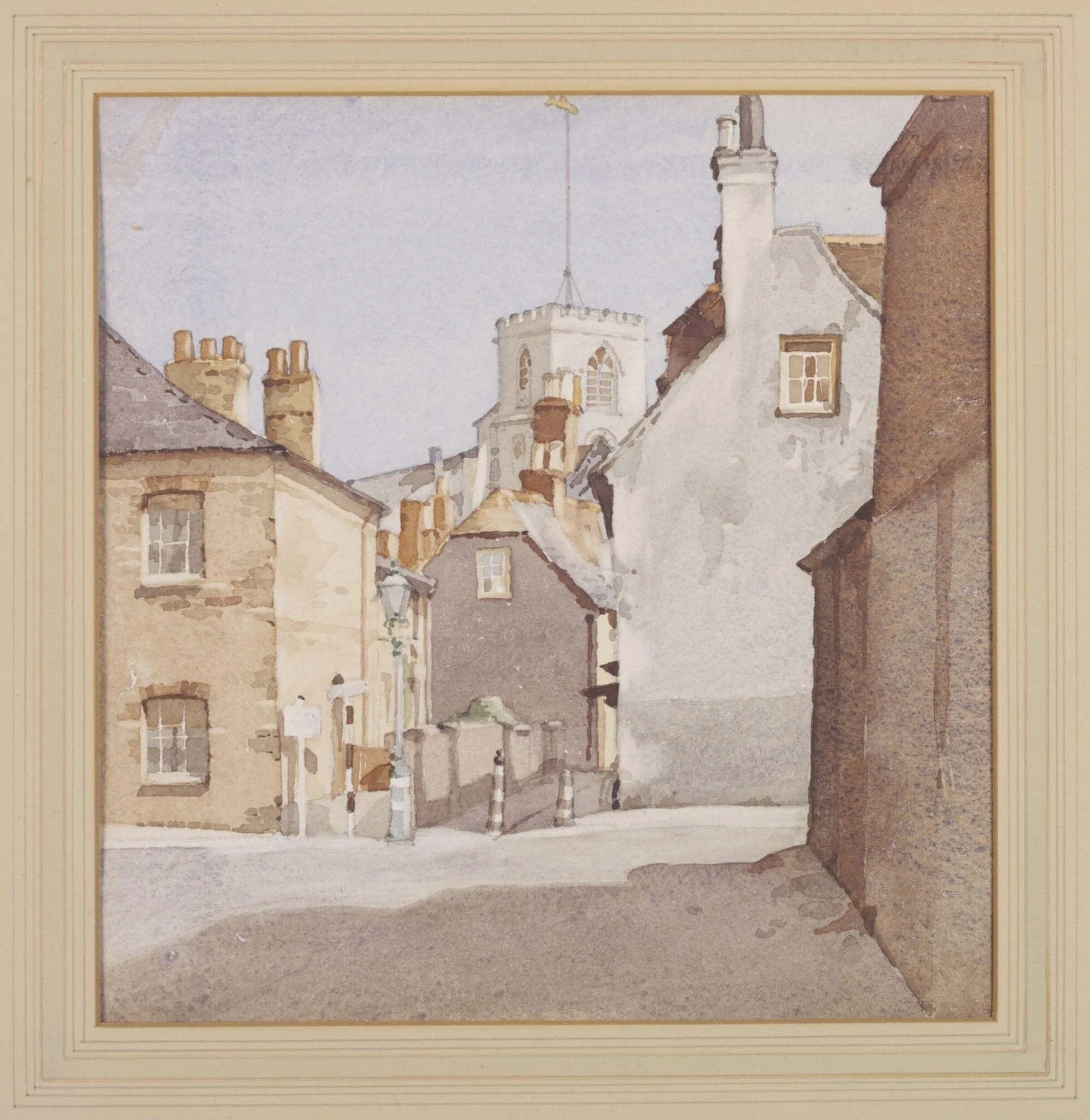 Barber's Piles, Poole, by Longley, watercolor, 1940