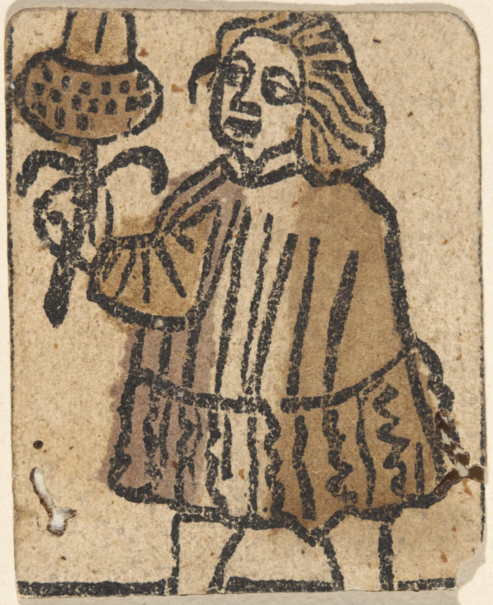 Playing Card, by German 15th Century, ink, 1401