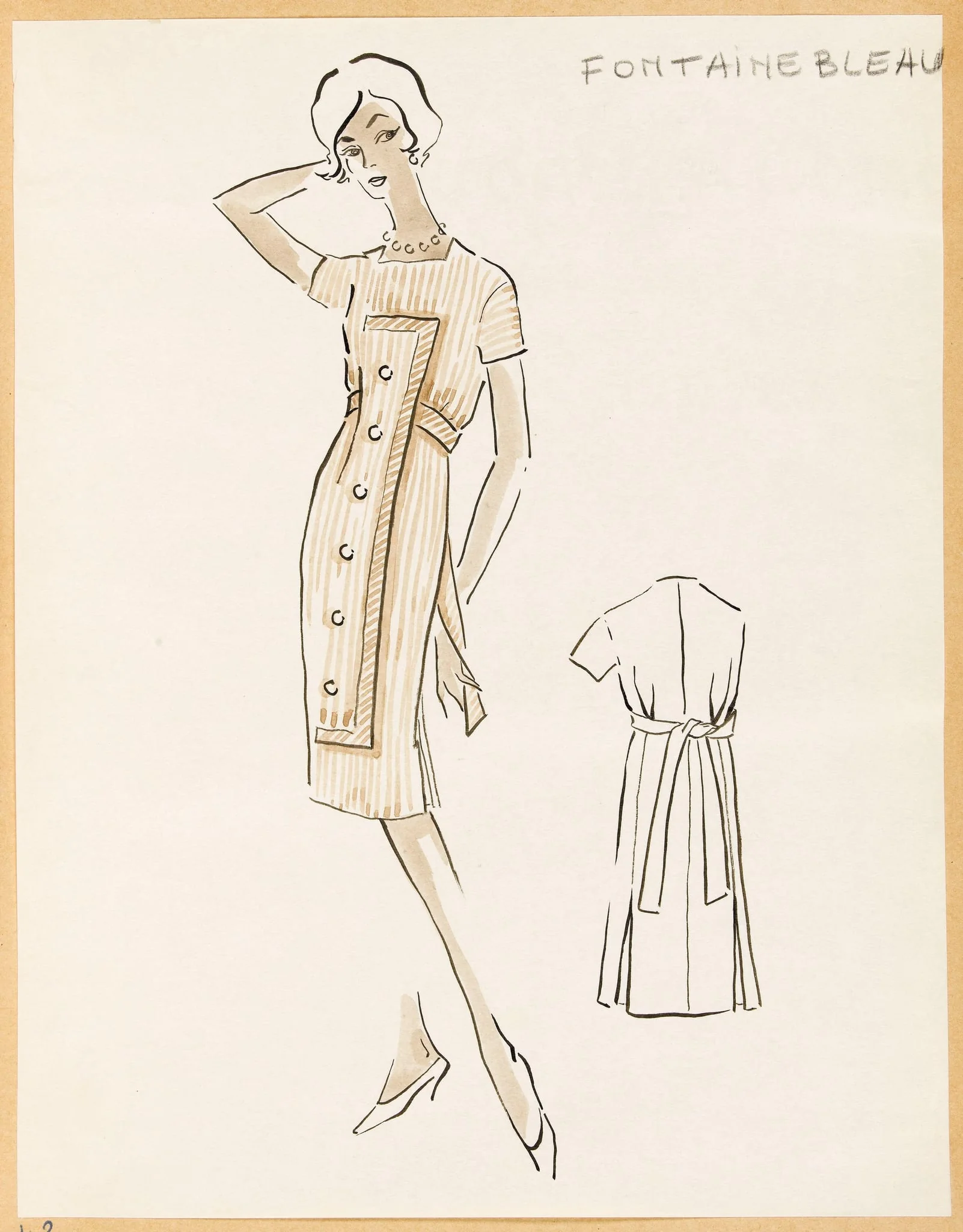 Fontainebleau, by Carven, 1957