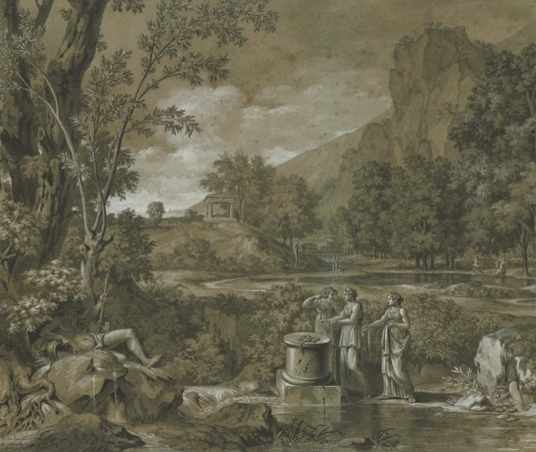 Classical Landscape, by Pierre Henri, 1779