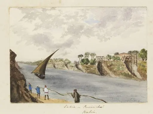 `Sakia or Persian wheel  Nubia'