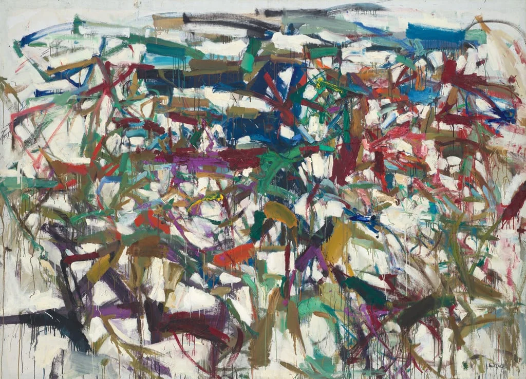 Untitled, by Joan Mitchell, oil, 1957
