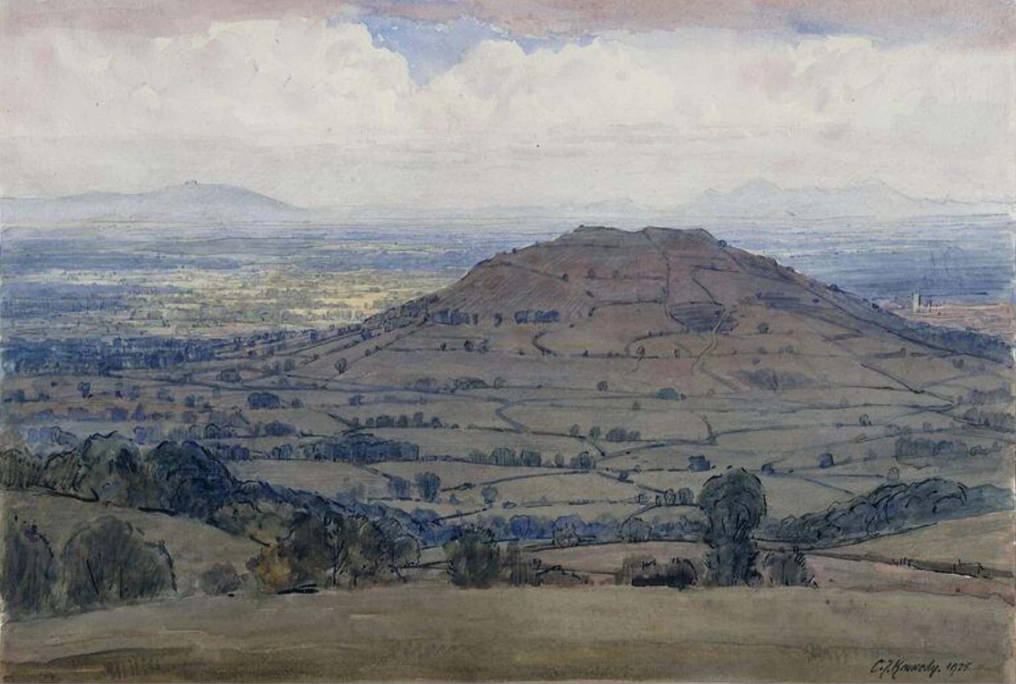 Near Gloucester, by Cedric J. Kennedy, watercolor, 1925