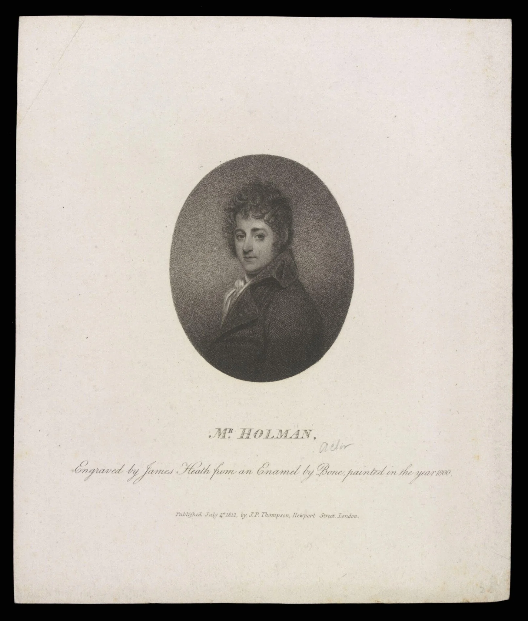 H Beard Print Collection, by James ARA Heath, 1800