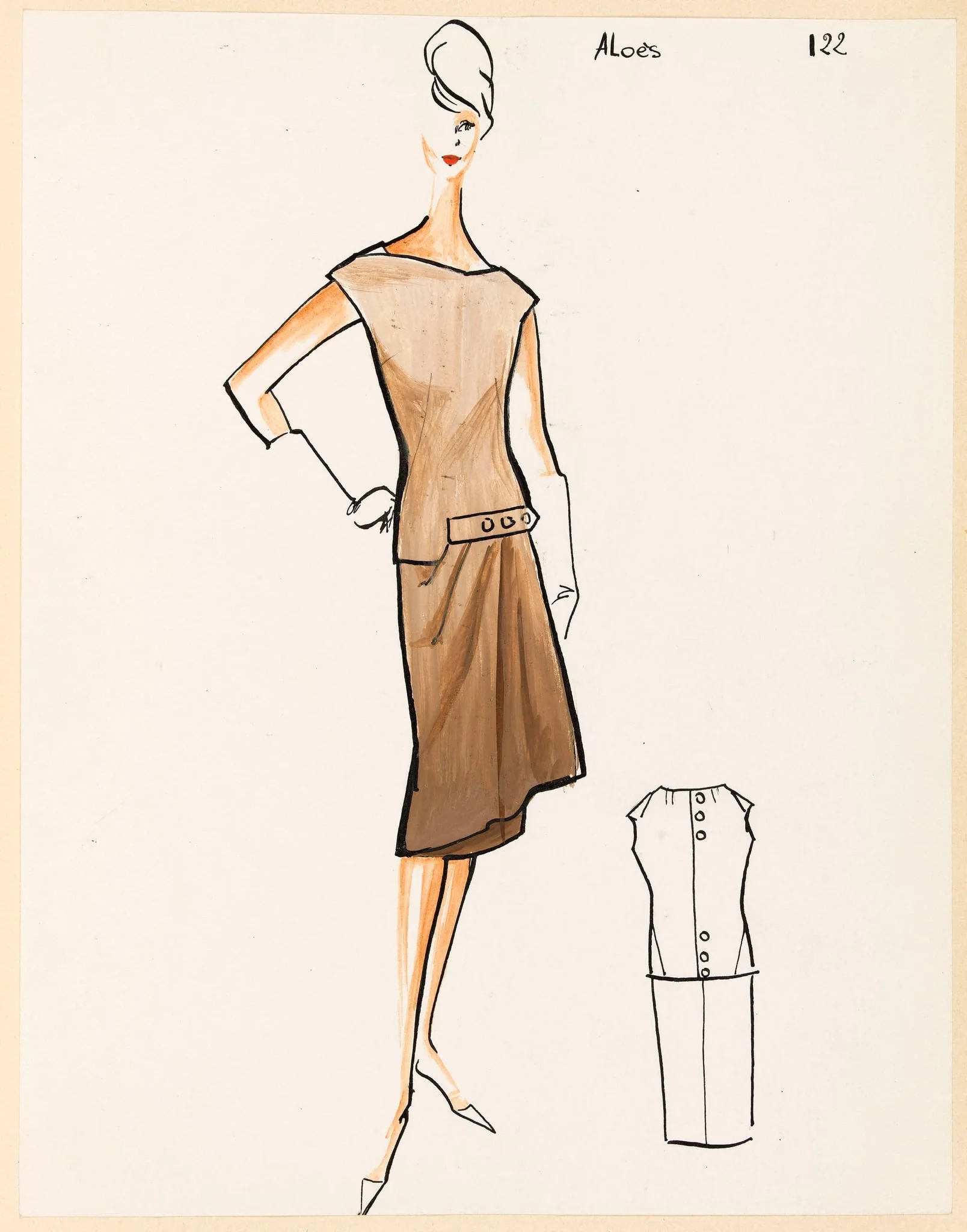 Aloès, by Carven, 1959