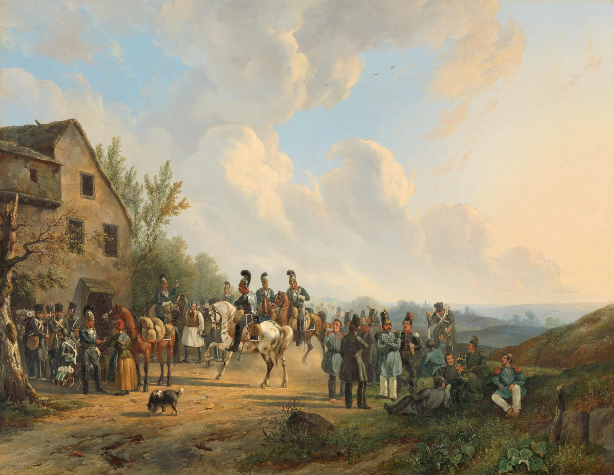 Scene from the Ten Days' Campaign against the Belgian Revolt, August 1831