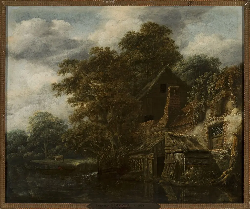 Landscape with a mill