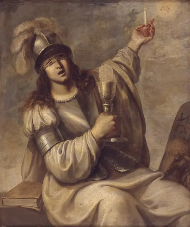 Troen. Allegorisk kvindefigur