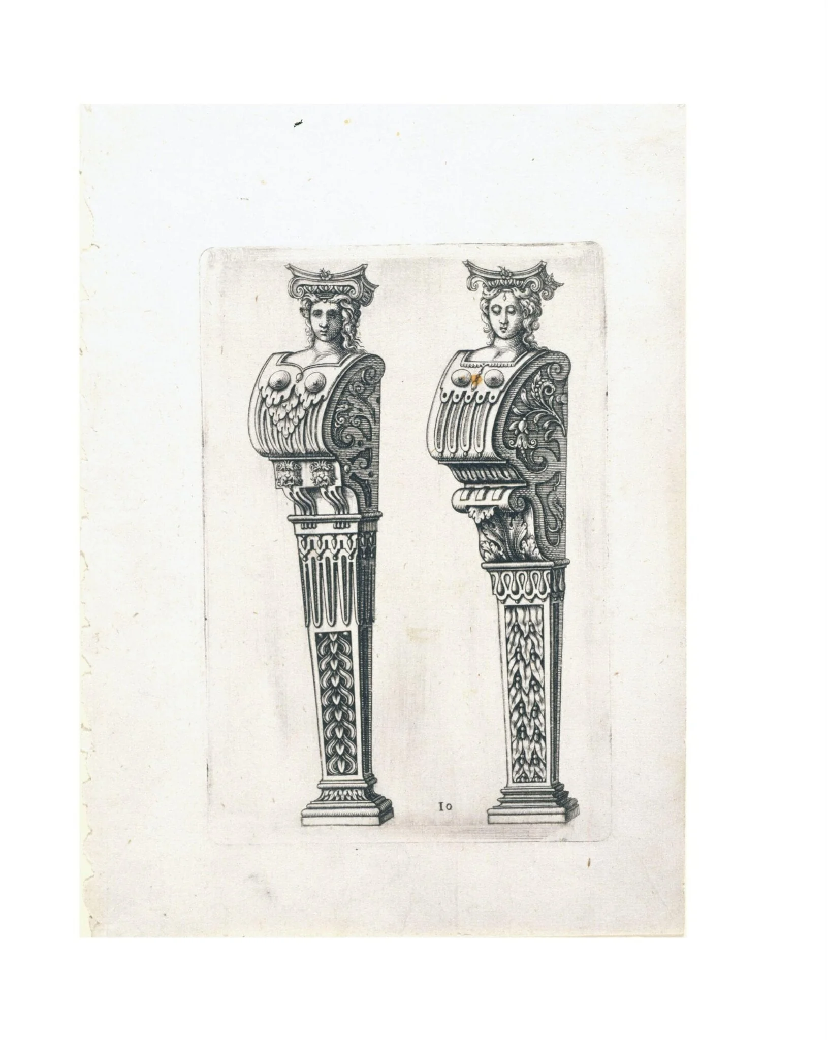 Corinthian term, by Adriaen Muntinck, 1604