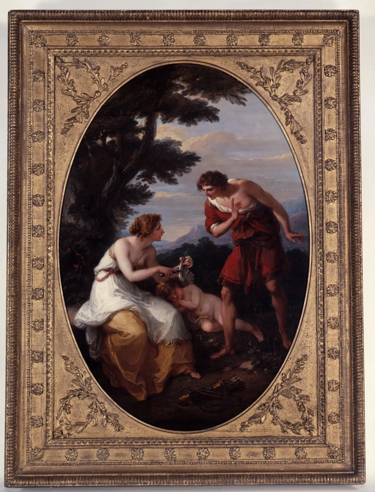 Cephise cuts the sleeping Cupids' Wings