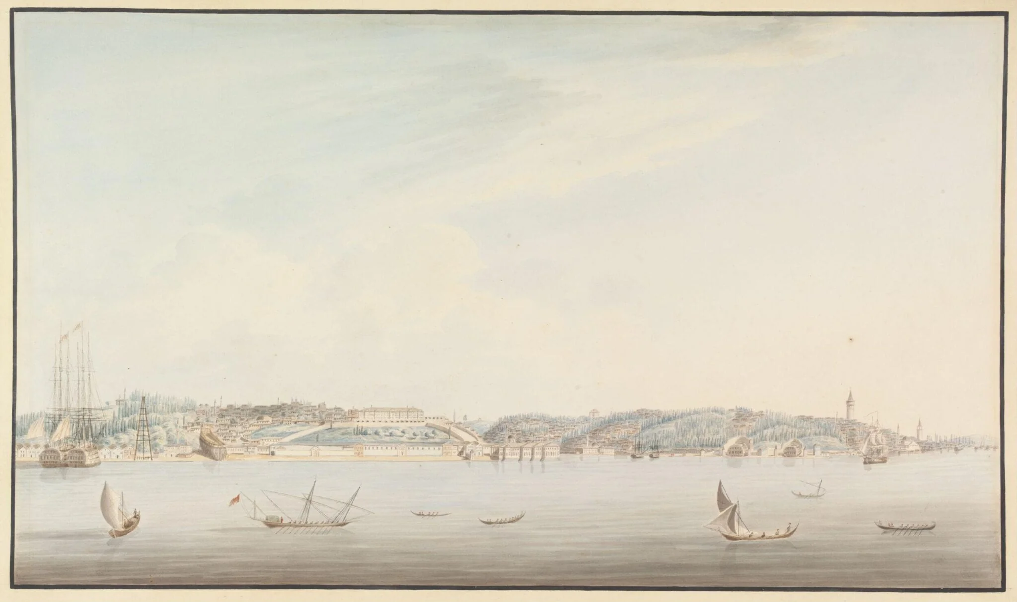 Kasim Pasa, the former Ottoman Naval Arsenal, from the Golden Horn