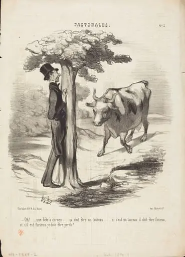 Oh!... une bête a cornes...