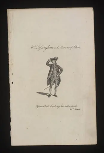 Mrs Lessingham in the character of Silvia