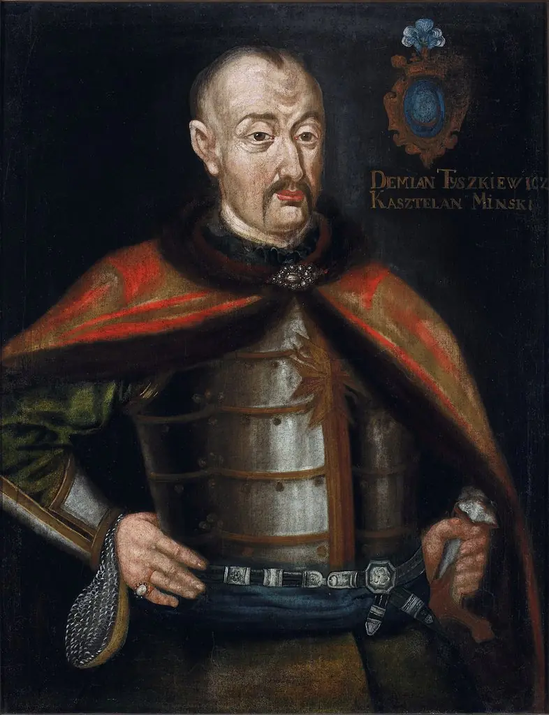 Portrait of Demian (Dmitri) Skumin Tyszkiewicz, Leliwa coat of arms (?–1609), castellan of Minsk