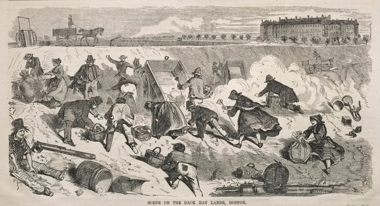 Scene on the Back Bay Lands, Boston, by Winslow Homer, 1859