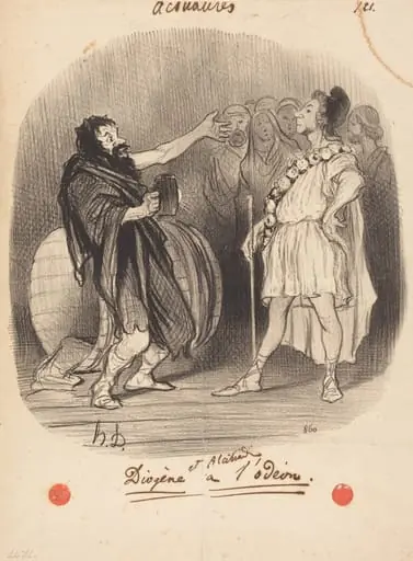 Diogène et Alcibiade a l'Odéon