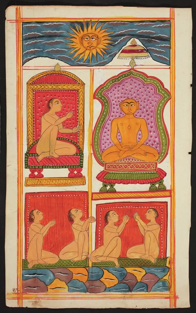 Folio from the Bhaktamara Stotra (“Hymn of the Immortal Devotee”)