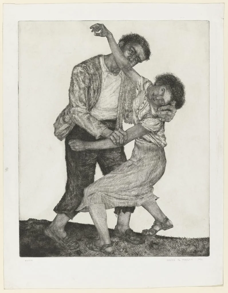 Untitled, by Norma G. Morgan, ink, 1951