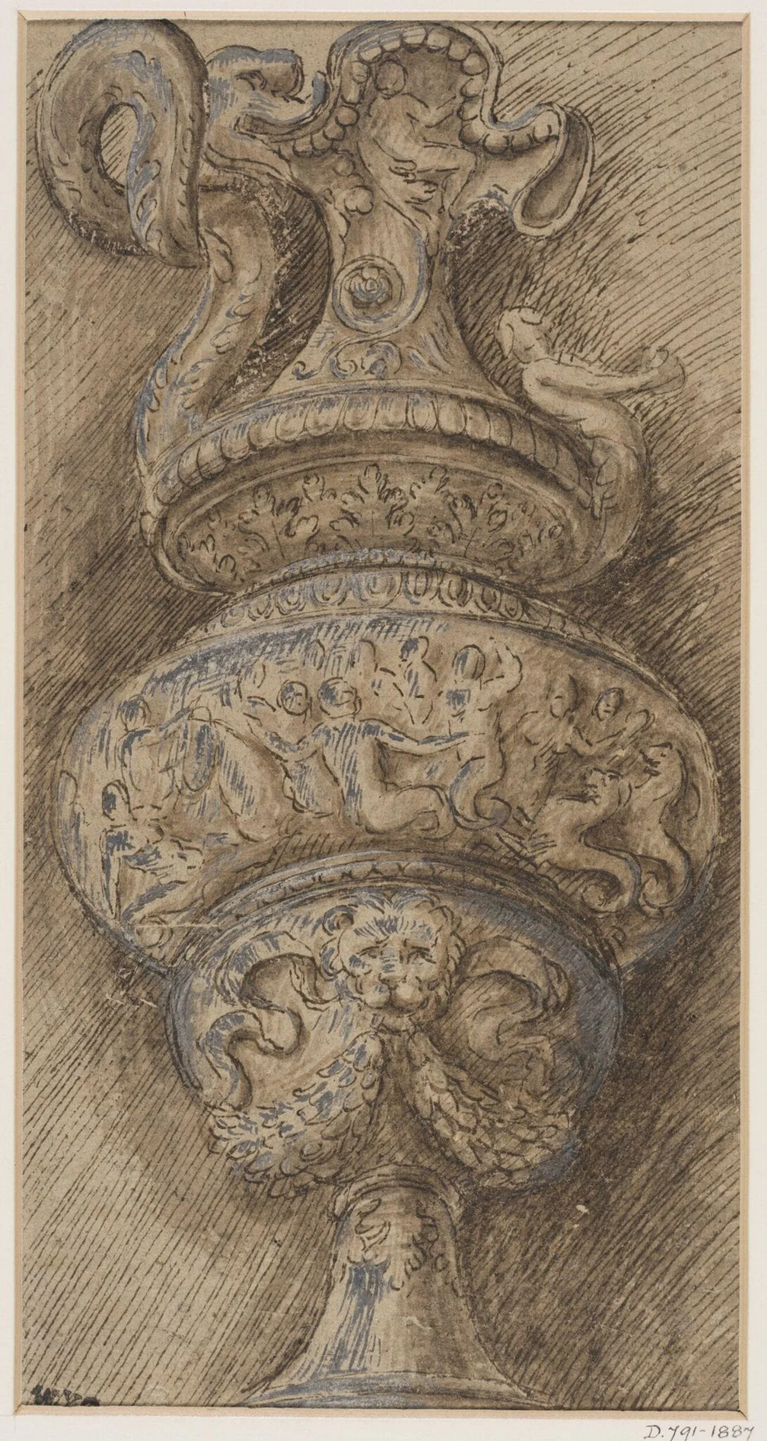 Ewer, by Polidoro da Caravaggio, 1550