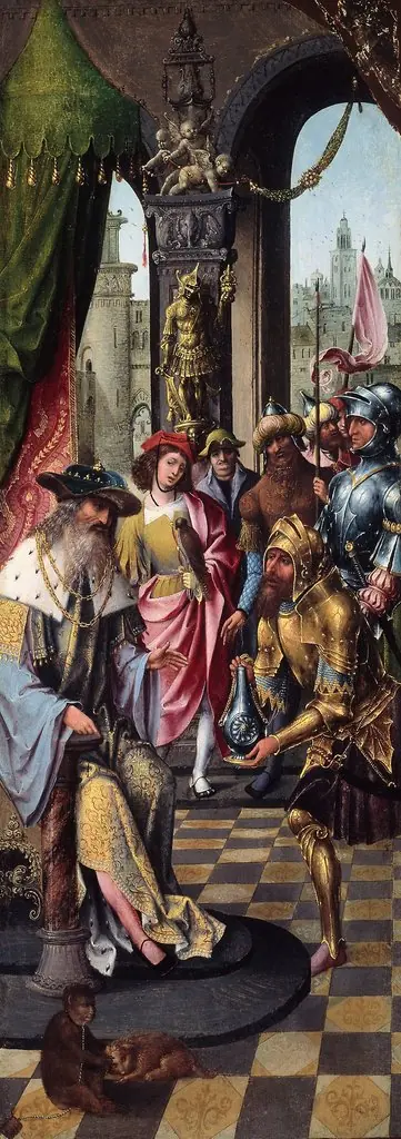 King David Receiving the Cistern Water of Bethlehem